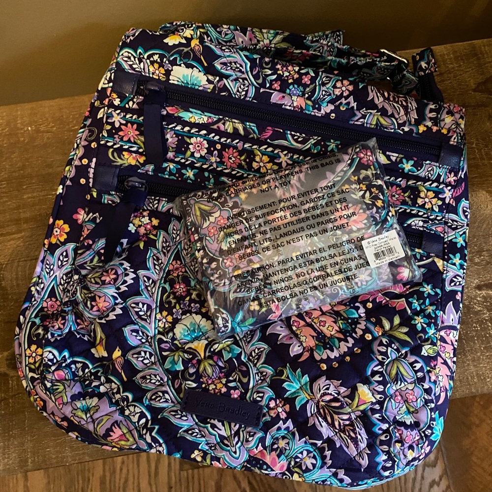 Vera Bradley. Triple zip hipster and wallet.